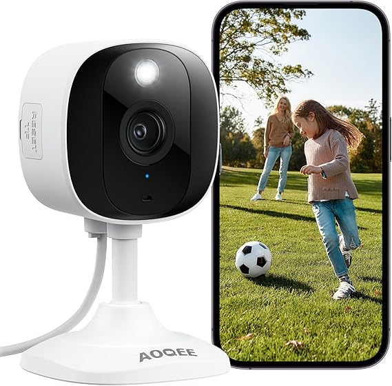 Outdoor Security Camera - 2K CCTV Camera Systems IP65 Waterproof, Home/House WiFi Indoor for Pet Dog Baby, Human Detection, 24/7 Storage Colour Night Vision Smart Siren Work with Alexa C1