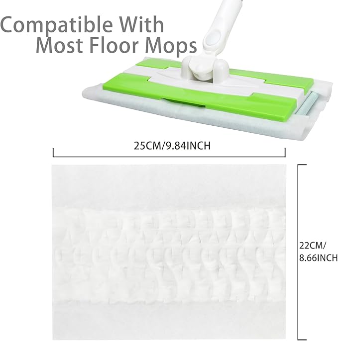 30 Count Heavy Duty Dry Sweeping Cloths,Disposable Dry Mop Refills,Multi Surface Dust Mop Pad Floor Cloth Refills Electrostatic Cloths for Sweeping Cleaning