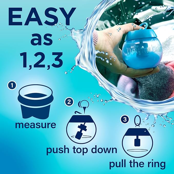 Downy Ball, Fabic Softener Dispenser (Pack of 3),Blue,22.86 x 22.86 x 7.62 cm; 226.8 Grams