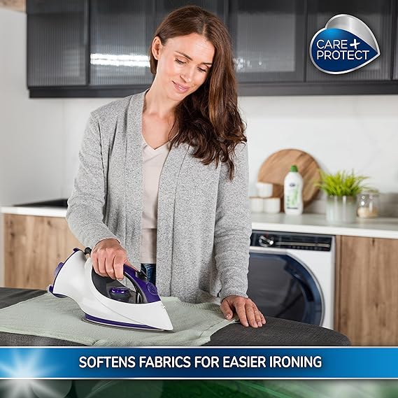 Care+Protect ECO+ Laundry Softener - Ideal For All Types Of Fabrics - Softens Fabrics And Facilitates Ironing 750 ml For Upto 30 Washes