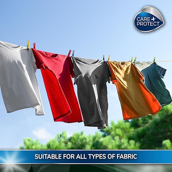 Care+Protect ECO+ Laundry Softener - Ideal For All Types Of Fabrics - Softens Fabrics And Facilitates Ironing 750 ml For Upto 30 Washes