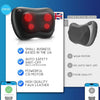 Back Massager, Neck Massage, Shiatsu Pillow with Heat, Deep Tissue Kneading Massager for Neck, Back, Shoulder, Legs, Electric, Muscle Pain Relax, Gifts for Women Men Mum Dad Him Her