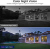 Outdoor Security Camera - 2K CCTV Camera Systems IP65 Waterproof, Home/House WiFi Indoor for Pet Dog Baby, Human Detection, 24/7 Storage Colour Night Vision Smart Siren Work with Alexa C1