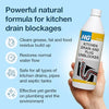 HG Kitchen Drain & Plug Unblocker, Natural, Heavy Duty, Kitchen Sink Unblocker & Cleaner for Pipes, Septic Tank Safe - 1 Litre