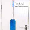 Feather Duster,Extendable Duster Microfiber Long Extension Pole Scratch Resistant Cover, Washable, Cleaning High Ceiling Fans, Blinds, Cobweb (Grey)