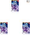 Bloo Colour Active Toilet Rim Block Lavender with Anti-Limescale, Cleaning Foam, Dirt Protection and Extra Freshness - 2 x Rimblocks, purple (Pack of 3)