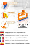 Fuginator tile joint brush orange/blue - innovative grout brush for cleaning joints in bathroom, kitchen & household removes mould superficially