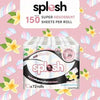 Splesh by Cusheen 3-ply Toilet Roll - Vanilla & Marshmallow Scented (72 Rolls) Bulk Buy, Quilted Toilet Rolls, Soft and Strong Toilet Tissue and Loo Rolls - Eco-Friendly Toilet Paper Sustainably Craft