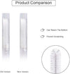 Vicloon Bottle Brush, 12 Pcs Long Bottle Cleaning Brushes, Tube Brush, Kettle Spout Brush, Straw Brush, Nylon Bottle Pipe Cleaner Set for Baby Bottle Tube Pipe Flask Straws Cleaning (White)