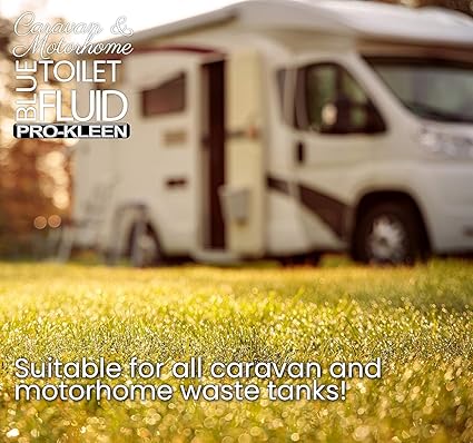 Pro-Kleen Caravan Toilet Chemical Blue 2L and Pink 2L Rinse Fluid Solution Cleaner for Caravan and Motorhomes - Eco-Friendly, Formaldehyde Free - Upto 20 Treatments Each