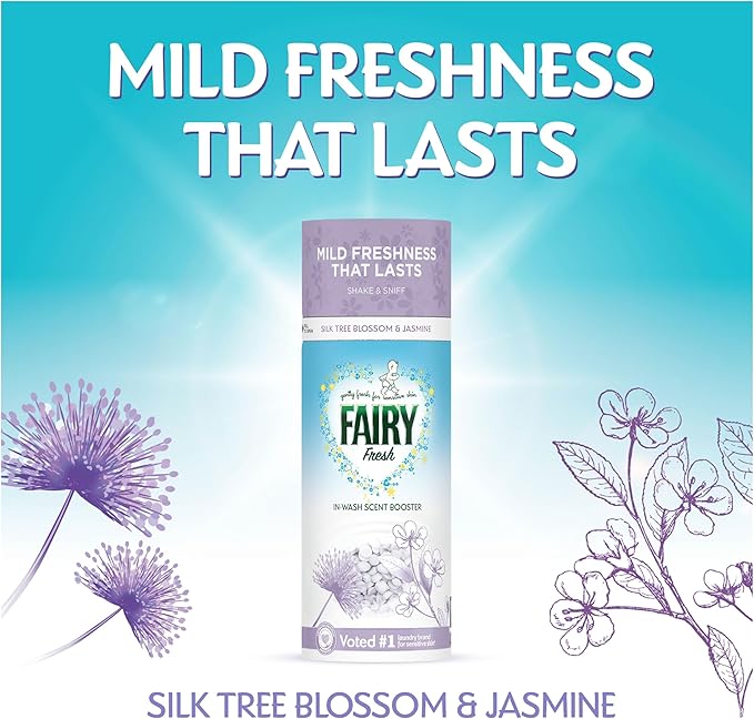 Fairy In-Wash Scent Booster 495g, Silk Tree Blossom & Jasmine, Mild Freshness That Lasts