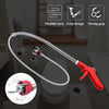 Aozzy Toilet Auger Clog Remover Tool, Stainless Steel Telescoping Toilet Auger Grabber Tool, Use to Grab and Clear Blocking in Various Pipelines, for Unclog Drains, Siphon Toilet, Sink.