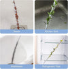 Ungfu Mall Sink Cleaning Brush and Refrigerator Scrub Brush Drain Snake Sink Unblocker Tool Sewer Cleaning Hook for Bath Plug, Fridge Cleaning and Unclogging Kit