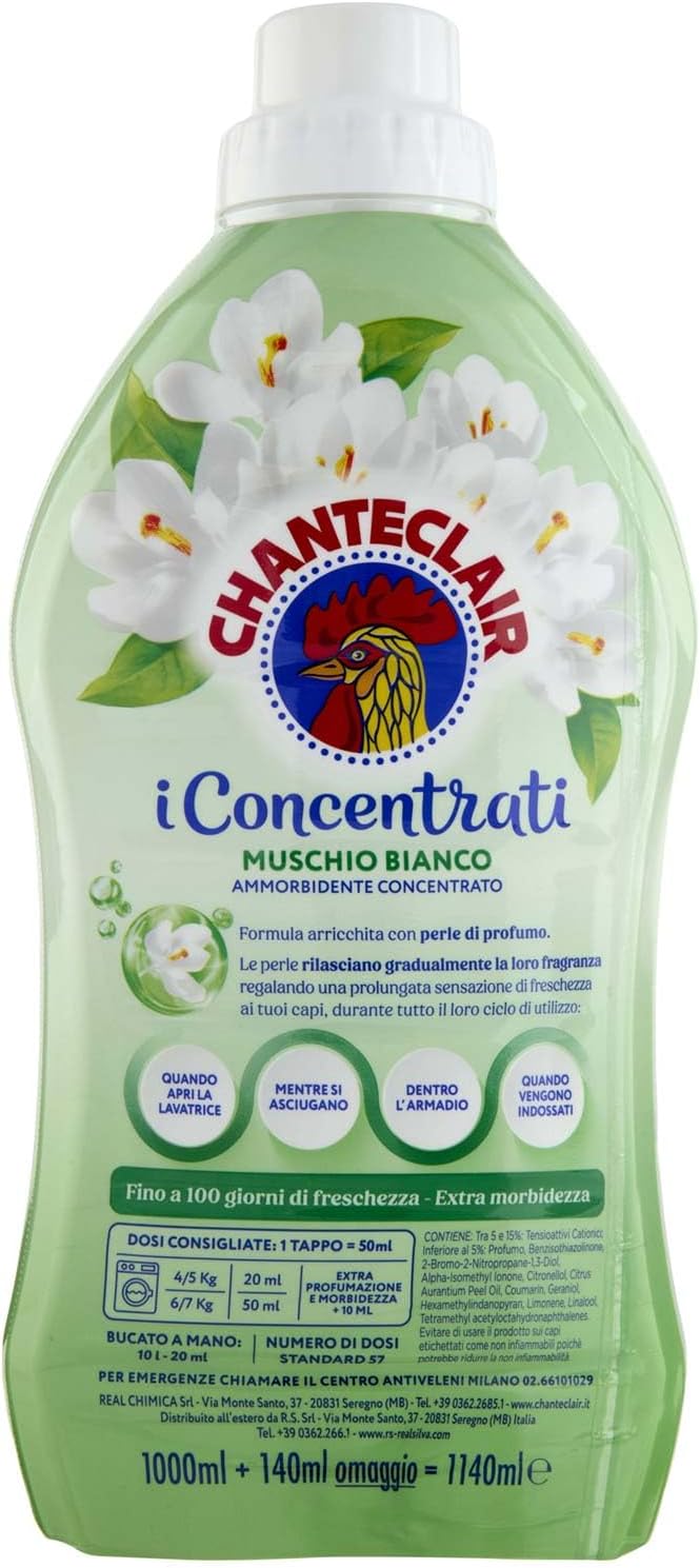 Chanteclair, Softener I Concentrati, 50 Washes, White Musk, 1 l