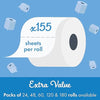 Cusheen by Splesh Toilet Roll Bulk Buy - Pack of 48 Rolls (2 x 24 packs) Quilted White 3 Ply Shea Butter Fragrance Toilet Rolls