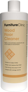 Wood Floor Cleaner - Dilutes to Make 5 Litres - Super Concentrated & Quick Drying - Infused With Orange Aroma - For All Types of Wooden Floors - 500ml
