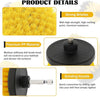 LyriFine Electric Cleaning Brush, Upgraded Full-Body IPX7 Waterproof Electric Spin Scrubber UK, 7 Heads, Long Handle & Dual Speed Electric Brush for Cleaning, Shower Cleaner for Bathroom Floor Tile