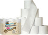 Freedom Inspirations Luxury 3Ply Toilet Roll - 45 Quilted Shea Butter Triple Soft and Scented Hygiene Bulk White Toilet Tissue and Loo Rolls