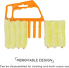 KOKSI Wet Dry Venetian Window Blind Cleaner Brush with Ergonomic Handle for Dust Cleaning Shades Dirty Blinds Home Care & Cleaning Tool Damp Duster Sponge