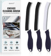 SXhyf Cleaning Brush - Hard Bristle Crevice Cleaning Brush, Multifunctional Gap Cleaning Scrub Brush, Cleaning Tools for Household Use, Home, Kitchen, Bathroom, Window, Vehicle (Navy Blue Handles)
