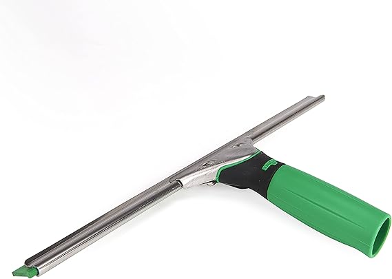 UNGER Window Cleaning Kit PRO Set - Power Washer Sleeve, ErgoTec Squeegee, Bucket 12L, Liquid Glass Cleaner 1L, Safety Glass Scraper, Microfibre Cloth - Professional Window Cleaner Equipment