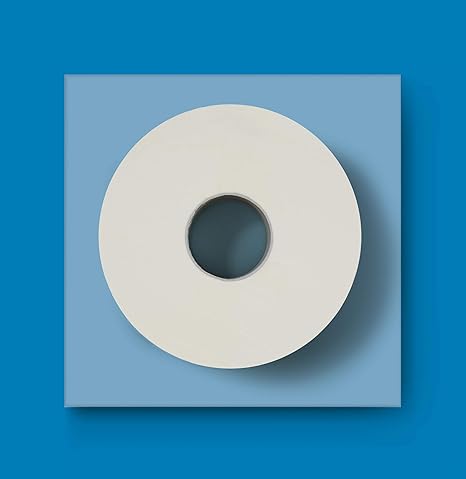 Commercial Mini Jumbo Toilet Roll, 2-ply Premium, 12 Rolls (1 pack), 557 Sheets per Roll, Sheet Size: 30.5 x 9 cm, T2 Dispenser Compatible
