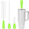 YUNGMAX Bottle Brush Cleaning Set, 3Pcs Long Handle Water Bottle & Straw Cleaner Brushes for Washing Baby Bottles, Drinks Mugs, Flasks, Cup Lids, Teapot Spouts