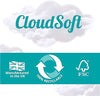 Elegance Cloud Soft Toilet Roll - Bulk Buy Pack of 54 Rolls - Soft, 2-Ply, Recycled, Eco-Friendly, UK Manufactured