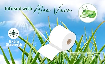 Phoenix Toilet Rolls – 60 Pack | 3 Ply Aloe Vera Scented Toilet Paper | Bulk Buy, Soft, Quilted, Sustainably Sourced, Eco- Friendly Luxury Bathroom Tissue