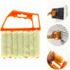 KOKSI Wet Dry Venetian Window Blind Cleaner Brush with Ergonomic Handle for Dust Cleaning Shades Dirty Blinds Home Care & Cleaning Tool Damp Duster Sponge