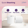 Softesse Toilet Paper 60 Rolls, 3 Ply Toilet Rolls Bulk Buy, Luxuriously Soft, Gentle and Hypoallergenic Sustainable Toilet Rolls - Quilted Toilet Roll for Your Family - Dermatologically Tested (60)