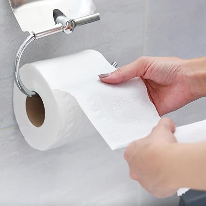 Freedom Inspirations Luxury 3Ply Toilet Roll - 45 Quilted Soft White and Scented Hygiene Bulk White Toilet Tissue and Loo Rolls
