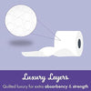 Cusheen by Splesh Toilet Roll Bulk Buy - Pack of 48 Rolls (2 x 24 packs) Quilted White 3 Ply Shea Butter Fragrance Toilet Rolls