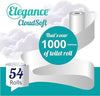 Elegance Cloud Soft Toilet Roll - Bulk Buy Pack of 54 Rolls - Soft, 2-Ply, Recycled, Eco-Friendly, UK Manufactured