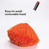 OXO 1373380 Good Grips Microfibre Delicate Duster, Inoxidable, Orange