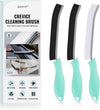 SXhyf Cleaning Brush - Hard Bristle Crevice Cleaning Brush, Multifunctional Gap Cleaning Scrub Brush, Cleaning Tools for Household Use, Home, Kitchen, Bathroom, Window, Vehicle (Mint Handles)