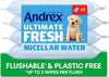 Andrex Ultimate Fresh Washlets, 4-Pack - Gentle, Biodegradable, Flushable Toilet Wipes for Everyday Hygiene