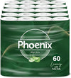 Phoenix Toilet Rolls – 60 Pack | 3 Ply Aloe Vera Scented Toilet Paper | Bulk Buy, Soft, Quilted, Sustainably Sourced, Eco- Friendly Luxury Bathroom Tissue