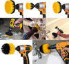 5 Pack Drill Brush Attachment Set, 1/4in Power Scrubber Cleaning Brushes for Tubs, Bathroom, Tile, Grout, Carpet, Car Wheels, Kitchen etc Surface Clean