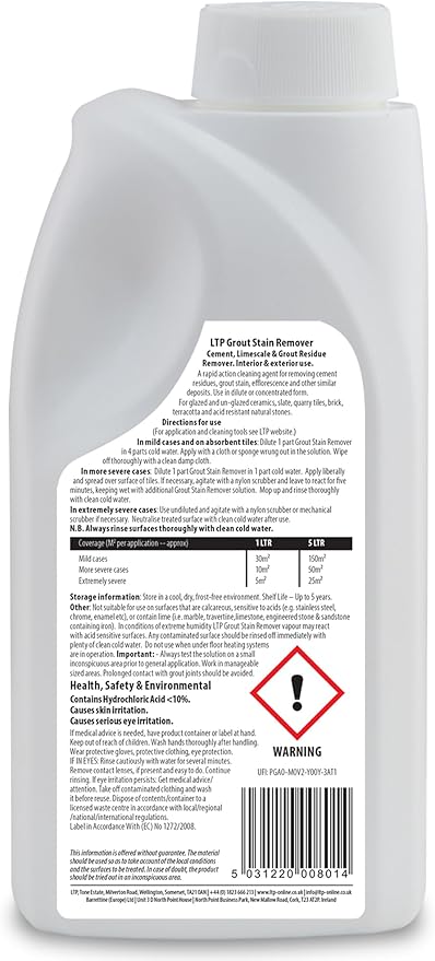 LTP GROUT STAIN REMOVER (1L)