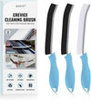 SXhyf Cleaning Brush - Hard Bristle Crevice Cleaning Brush, Multifunctional Gap Cleaning Scrub Brush, Cleaning Tools for Household Use, Home, Kitchen, Bathroom, Window, Vehicle (Light Blue Handles)