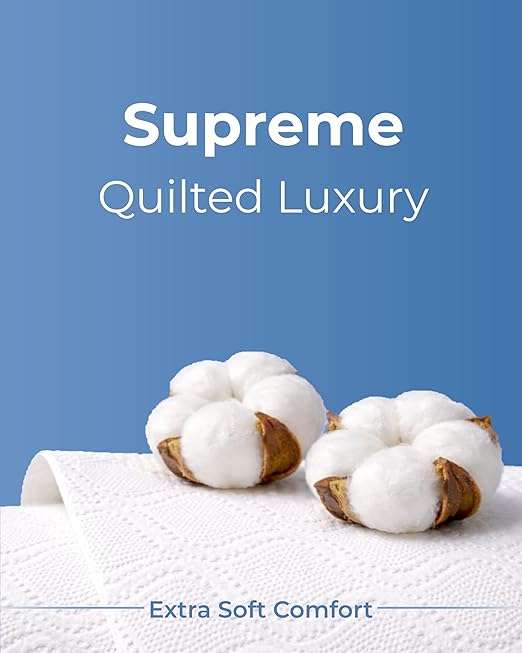Phoenix Toilet Rolls – 60 Pack | 3 Ply Supreme Unscented Toilet Paper | Bulk Buy, Soft, Quilted, Sustainably Sourced, Eco- Friendly Luxury Bathroom Tissue