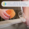Scrub Daddy Colors Kitchen Sponges, Dish Sponges for Washing Up, Texture Changing Washing Up Sponge, Non Scratch Dish Scrubber, Odour Resistant Bathroom Cleaning Products, Dishwasher Safe, Pack of 3