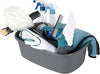 JVL 20-410A Car and Bike Care Cleaning Range Storage Caddy with Handle, Teal and Grey, 19 x 40 x 26cm