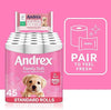 Andrex Family Soft Toilet Tissue 45 Rolls (Previously Andrex Gentle Clean) Gentle on your Family's skin– Bulk Pack of 45 Toilet Rolls, FSC Certified