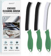 SXhyf Cleaning Brush - Hard Bristle Crevice Cleaning Brush, Multifunctional Gap Cleaning Scrub Brush, Cleaning Tools for Household Use, Home, Kitchen, Bathroom, Window, Vehicle (Green Handles)