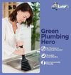 Luigi's Sink and Drain Plunger for Bathrooms, Kitchens, Sinks, Baths and Showers - Powerful Unblocker Tools - Accordion Plungers to Clear and Unblock Blocked Drains - Black