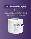 Phoenix Toilet Rolls – 60 Pack | 3 Ply Lavender Scented Toilet Paper | Bulk Buy, Soft, Quilted, Sustainably Sourced, Eco- Friendly Luxury Bathroom Tissue