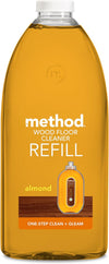 Method Wood Floor Cleaner Refill, Moisturising Oil, Surface Spray, Gently Cleans and Shines, Almond Natural Scent, Pack of 1, 2L