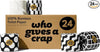 Who Gives A Crap – Premium Bamboo, Twice as Long, Toilet Roll, Box of 24 (3-Ply, 370 Sheets) Luxuriously Soft, Strong, Sustainable, Biodegradable & Plastic-Free